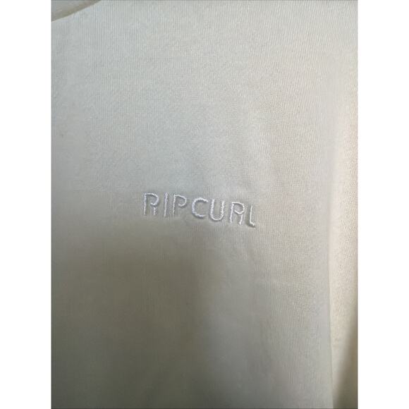 Rip Curl Surf Women’s Crewneck Sweatshirt Striped Sleeve Beige Women's M - Picture 2 of 9